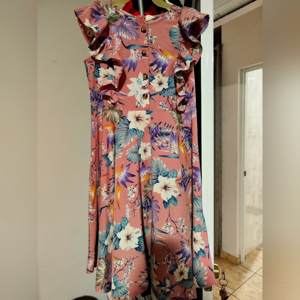 Shein kids maxi dress girl